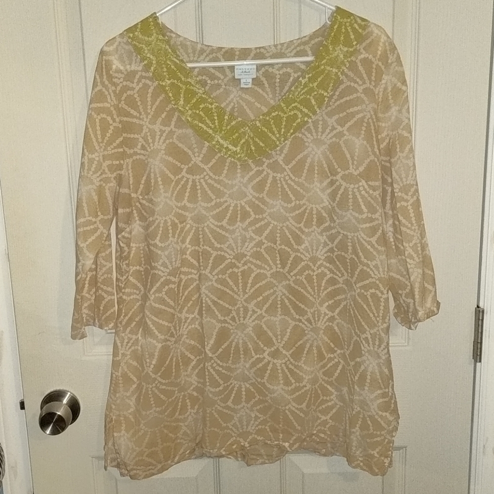 Causal cotton blouse